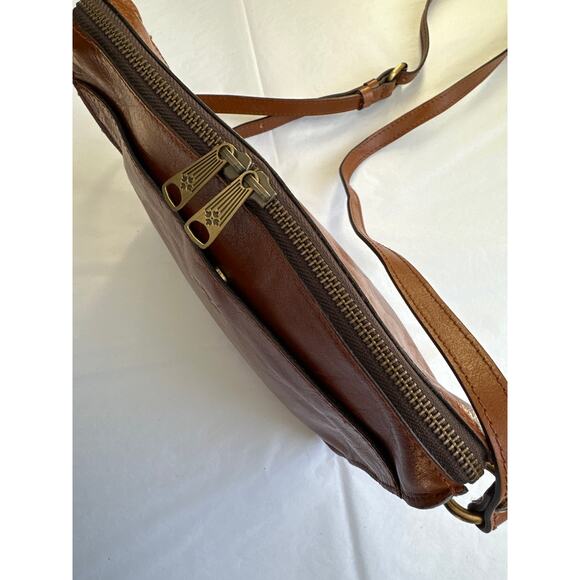 Patricia Nash Heritage Collection Nazaire Crossbody Bag Tan - Picture 9 of 13